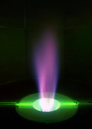 Hydrogen flame
