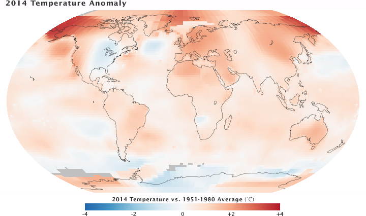 2012 temperatures
