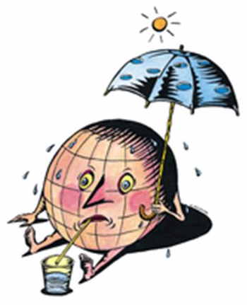 Global warming cartoon