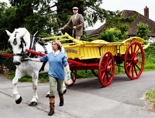 Blewbury Wagon painted